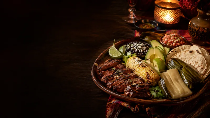 Concepto web para restaurante latino